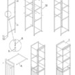 Стеллаж с корзиной для белья 4-х ярусный LOFT арт.СКЛ03 - Мебель для дома