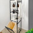 Стеллаж с корзиной для белья 4-х ярусный LOFT арт.СКЛ03 - Мебель для дома