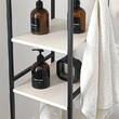 Стеллаж с корзиной для белья 4-х ярусный LOFT арт.СКЛ03 - Мебель для дома