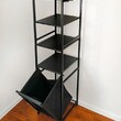 Стеллаж с корзиной для белья 4-х ярусный LOFT арт.СКЛ02 - Мебель для дома