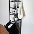 Стеллаж с корзиной для белья 4-х ярусный LOFT арт.СКЛ02 - Мебель для дома