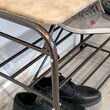 Подставка для обуви 3 полки 65 с сиденьем замша арт.ПОС61 - Мебель для дома
